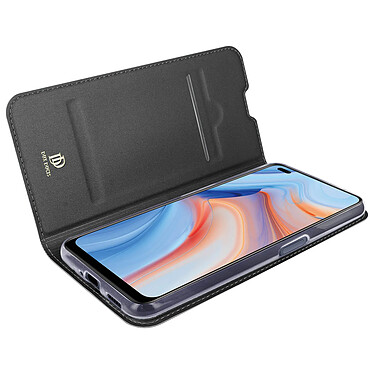 Dux Ducis Housse pour Oppo Reno 4 Étui Porte-carte Fonction Support Vidéo  Noir pas cher