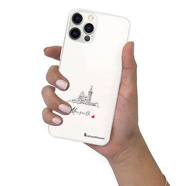 LaCoqueFrançaise Coque iPhone 12 Pro Max 360 intégrale transparente Motif Marseille Notre Dame Tendance pas cher