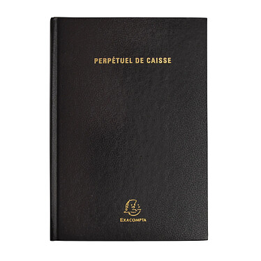 EXACOMPTA Agenda de bureau Civil perpétuel caisse brochés 1 jour 210x148 mm Noir