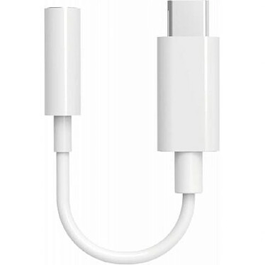 BigBen Connected Adaptateur Jack 3.5mm vers USB C Blanc