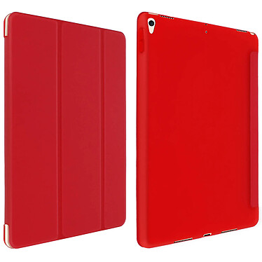 Avizar Housse iPad Air 3 2019 et iPad Pro 10.5 Clapet Support Vidéo Trifold Rouge