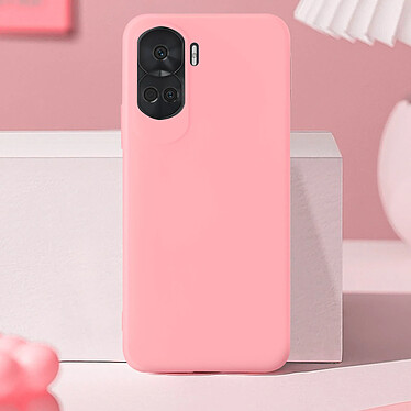 Avis Avizar Coque pour Honor 90 Lite Silicone Semi-rigide Doux au Toucher  Rose poudré