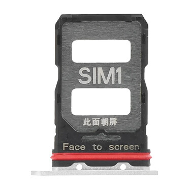 Acheter Clappio Tiroir carte SIM pour Xiaomi Poco F6 Pro Dual Nano SIM Blanc