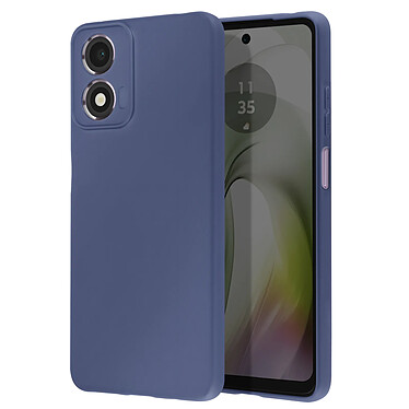 Avizar Coque pour Motorola Moto E14 Souple Mate Douce Bleu Nuit