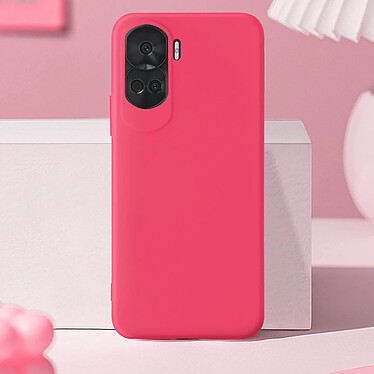 Avis Avizar Coque pour Honor 90 Lite Silicone Semi-rigide Doux au Toucher  Fuchsia