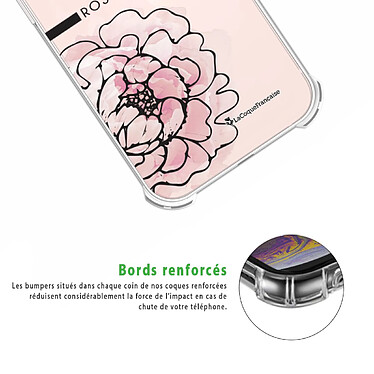 Acheter LaCoqueFrançaise Coque iPhone 13 anti-choc souple angles renforcés transparente Motif Rose Pivoine