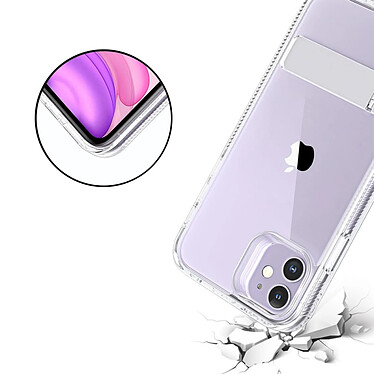 Avis Evetane Coque iPhone 11 antichocs transparente Motif + 2 Vitres avec support béquille