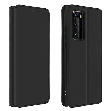 Avizar Housse Huawei P40 Pro Étui Folio Portefeuille Fonction Support noir