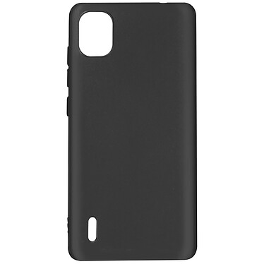 Avizar Coque Silicone pour Nokia C2 2nd Edition Flexible Antichoc Bords Surélevés  Noir