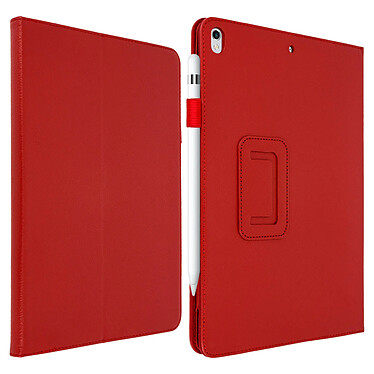 Avizar Housse iPad Pro 10.5 / iPad Air 3 2019 Etui à Clapet Rouge, support vidéo