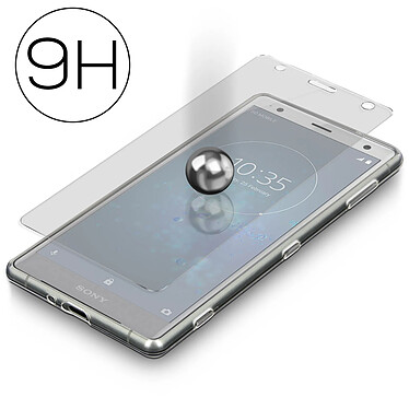 Avizar Coque Arrière + Film Verre Trempé Transparent Xperia XZ2 - Transparent pas cher