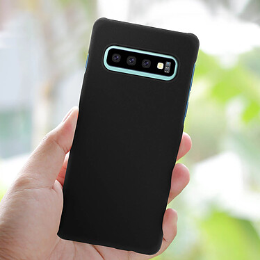 Avis Avizar Coque Samsung Galaxy S10 Antichoc Rigide Soft Touch Résistant Noir Mat