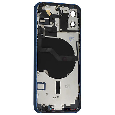 Acheter Clappio Châssis Complet pour iPhone 12 Cadre central et Vitre arrière Bleu Nuit