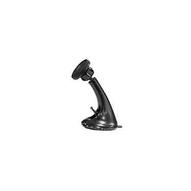 Muvit Support Voiture Universel MAG Pro Magnétique en Plastique avec Rotule Pivotable Noir