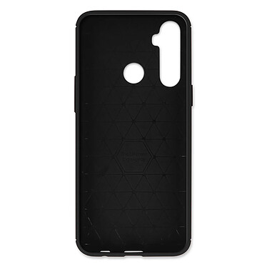 Avizar Coque Realme 6i Souple Coins Renforcés Carbone Effet Brossé Noir