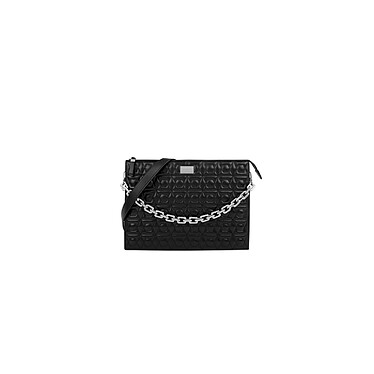 IDEAL OF SWEDEN Pochette pour Ordinateurs 13 Pouces Modèle Leia avec Lanière Ajustable Noir