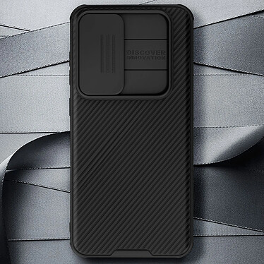 Nillkin Coque pour Samsung Galaxy S24 FE Coins Renforcés Antichoc Cache Caméra Noir pas cher