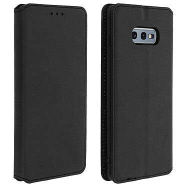 Avizar Housse Samsung Galaxy S10e Étui Folio Portefeuille Fonction Support Vidéo - noir