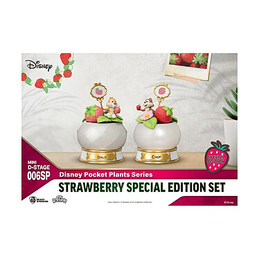 Disney - Assortiment statuettes Mini Diorama Stage Pocket Plants Series Strawberry Special Edit