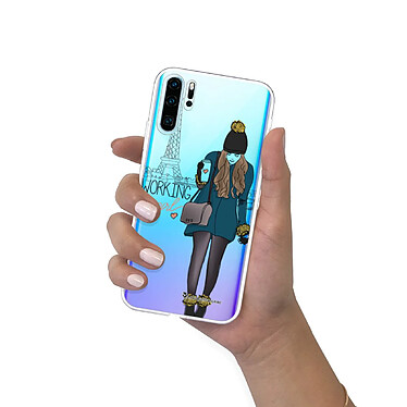 LaCoqueFrançaise Coque Huawei P30 Pro/ P30 Pro New Edition silicone transparente Motif Working girl ultra resistant pas cher