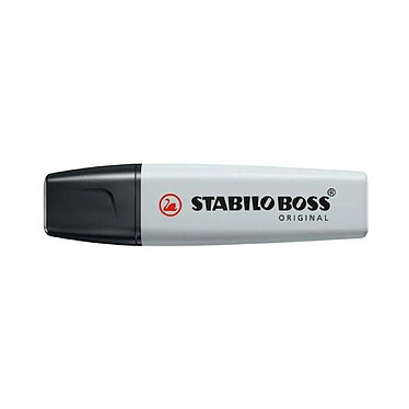 Avis STABILO Surligneur BOSS ORIGINAL Pastel pointe Biseau 2 - 5 mm Poudre de Gris x 10