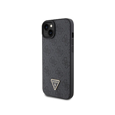 Guess Coque pour Apple iPhone 15 Plus Triangle Strass 4G Noir