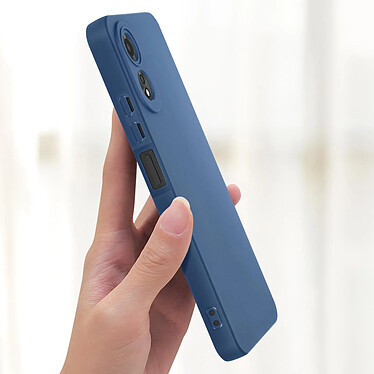 Avis Avizar Coque pour Oppo A38 4G Silicone Finition Mate Soft Touch Bleu Nuit