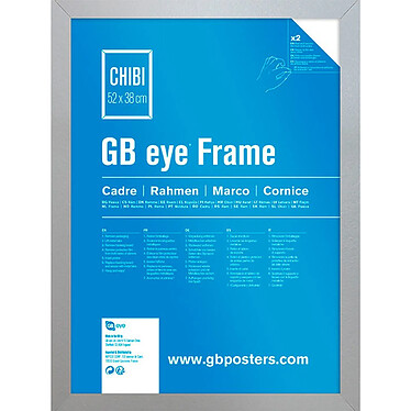 GB eye - Cadre Chibi (52x38 cm) Argent