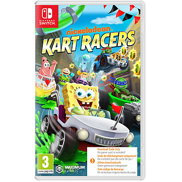 Nickelodeon Kart Racers Nintendo SWITCH (Code de téléchargement)