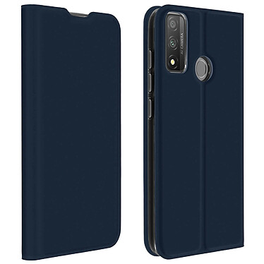 Dux Ducis Housse pour Huawei P smart 2020 Porte-carte Fonction Support  Bleu Nuit