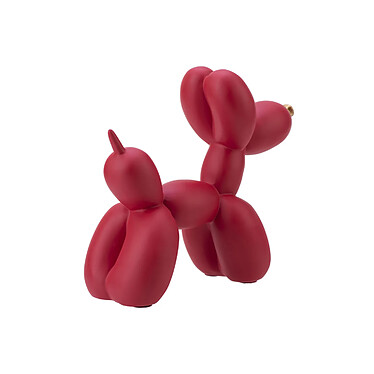 Acheter TechKidz Décoration d'Intérieur Modèle Chien Ballon en Résine Façon Jeff Koons Rouge