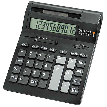 OLYMPIA Calculatrice de bureau LCD-612 SD