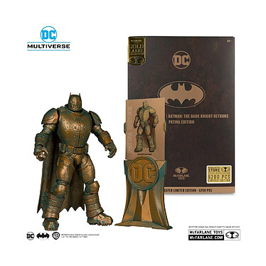 DC Multiverse - Figurine Armored Batman (Batman: The Dark Knight Returns) Patina Edition (Gold pas cher