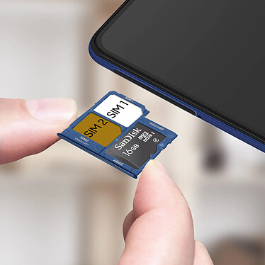 Avis Clappio Tiroir Carte SIM de Remplacement pour Samsung Galaxy A41 Bleu