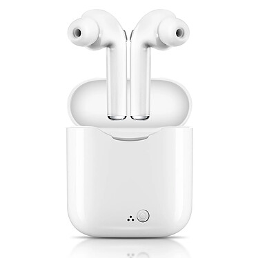 Ecouteurs Sans Fil Bluetooth Oreillettes Intra-auriculaires Dock de charge Blanc