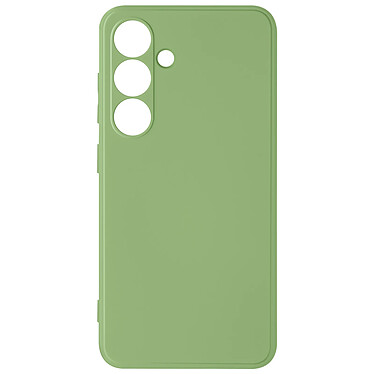 Avizar Coque pour Samsung Galaxy S24 Soft Touch Mat Silicone Flexible Vert matcha