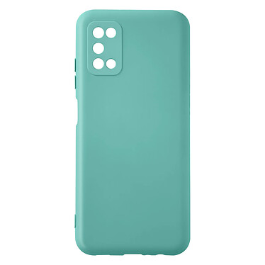 Avizar Coque pour Samsung Galaxy A03s Silicone Semi-rigide Finition Soft-touch Fine Turquoise