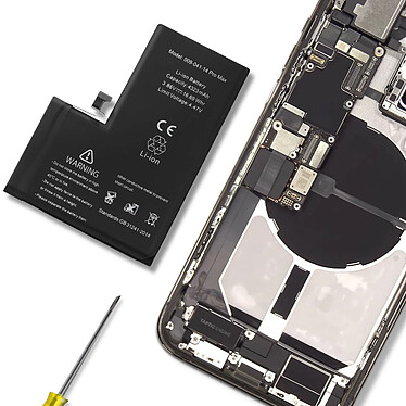 Avis Clappio Batterie interne pour Apple iPhone 14 Pro Max 4323mAh Puce TI intégré Noir