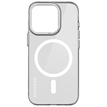 Decoded Coque MagSafe pour iPhone 15 Pro Polycarbonate Rigide Recyclable  Clear Case Transparent