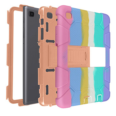 Avizar Coque Samsung Galaxy Tab A7 Lite Antichoc Hybride Béquille Support Multicolore pas cher