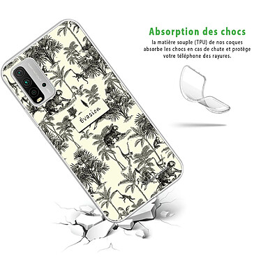 Avis LaCoqueFrançaise Coque Xiaomi Redmi 9T 360 intégrale transparente Motif Botanic Evasion Tendance