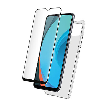 BigBen Connected Pack Protection pour Realme C11 2021 Coque Antichocs en TPU et Verre d'Écran 9H Transparent