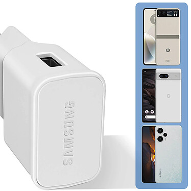 samsung Chargeur secteur Samsung USB 8W avec Câble USB vers USB-C Blanc pas cher