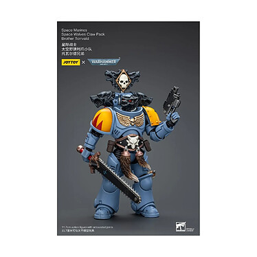 Acheter Warhammer 40k - Figurine 1/18 Space Marines Space Wolves Claw Pack Brother Torrvald 12 cm