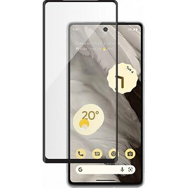 BigBen Connected Protège écran pour Google Pixel 7a Anti-rayures en Verre Trempé 2.5D Noir transparent