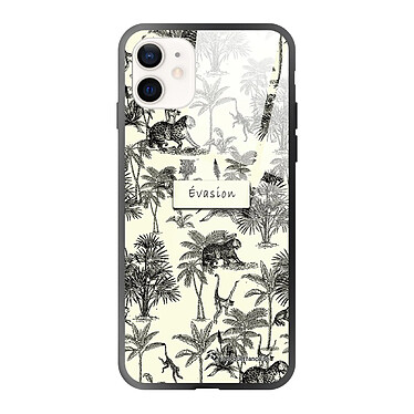 LaCoqueFrançaise Coque iPhone 12 Mini Coque Soft Touch Glossy Botanic Evasion Design