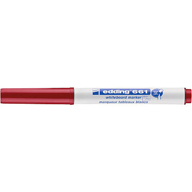 Avis EDDING Marqueur pour Tableaux blancs 661 Rouge Pointe Ronde 1-2 mm x 5