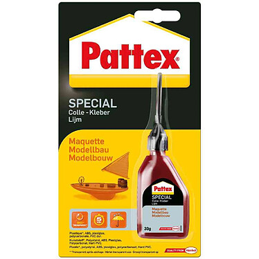 PATTEX Flacon 30g Colle spéciale Maquette en plastique avec micro-doseur