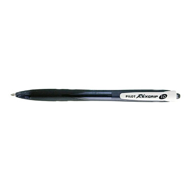 PILOT Stylo à bille REXGRIP BEGREEN Pointe Moyenne 1.0 Noir x 10