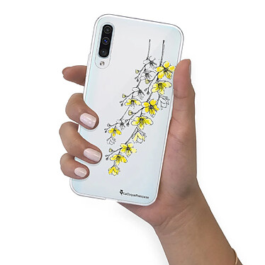 LaCoqueFrançaise Coque Samsung Galaxy A70 360 intégrale transparente Motif Fleurs Cerisiers Tendance pas cher